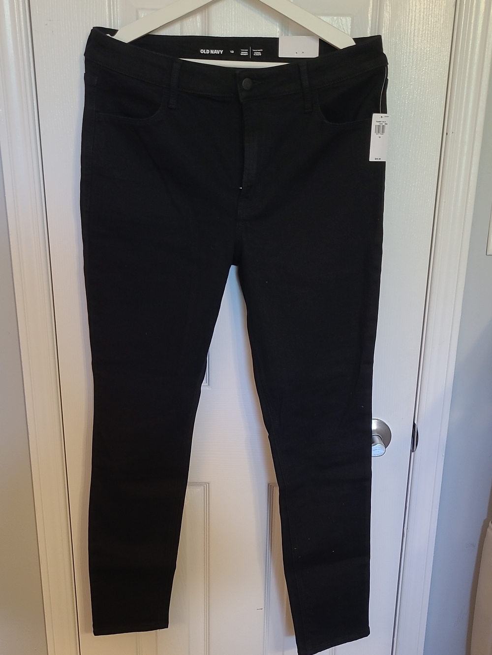 Old Navy Black High-Rise Skinny Jeans
